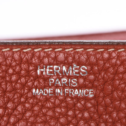 Hermes Taurillon Clemence Birkin 35 Sanguine 19 of 32
