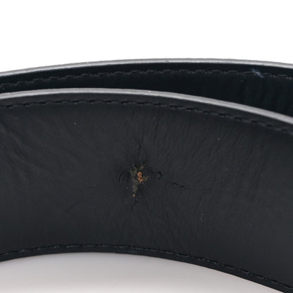 Louis Vuitton Monogram Eclipse Taigarama 40mm LV Initiales Reversible Belt 85 34 Black 5 of 5