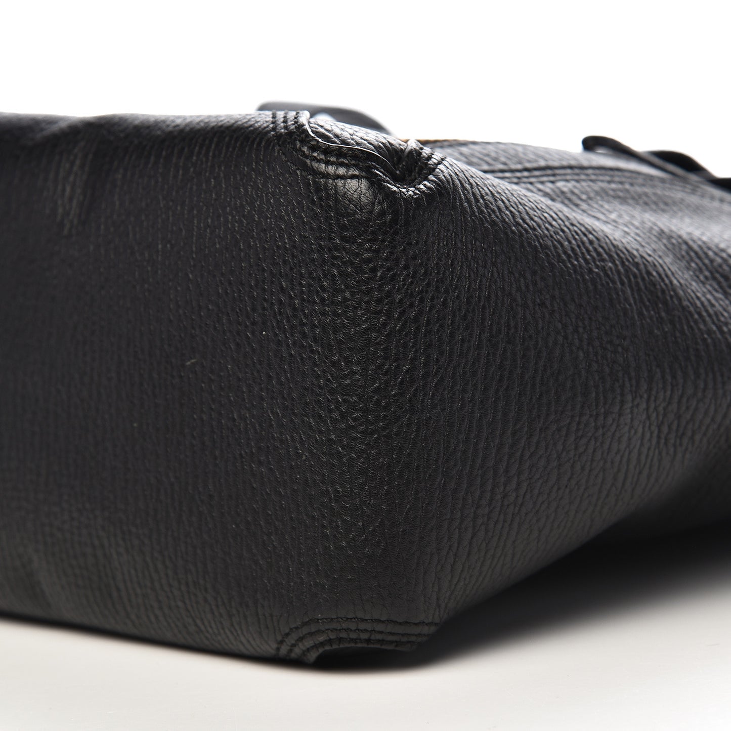 3.1 Textured Calfskin Large Pashli Satchel Black