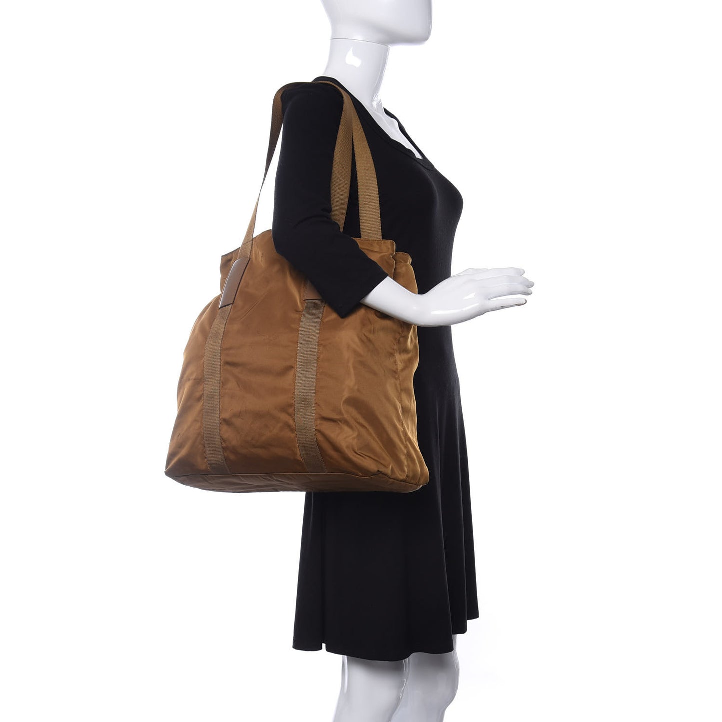 Nylon Vela Tote Tabacco