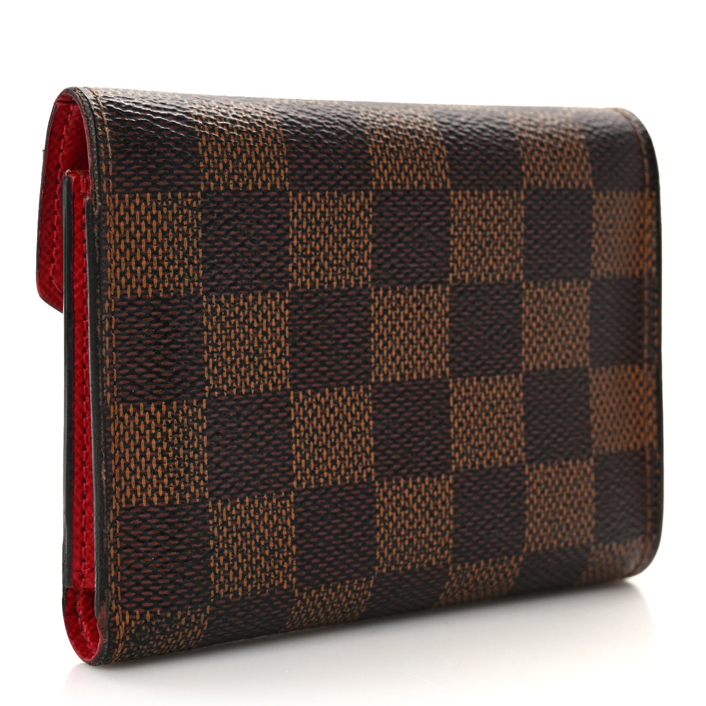 Damier Ebene Victorine Wallet Cherry
