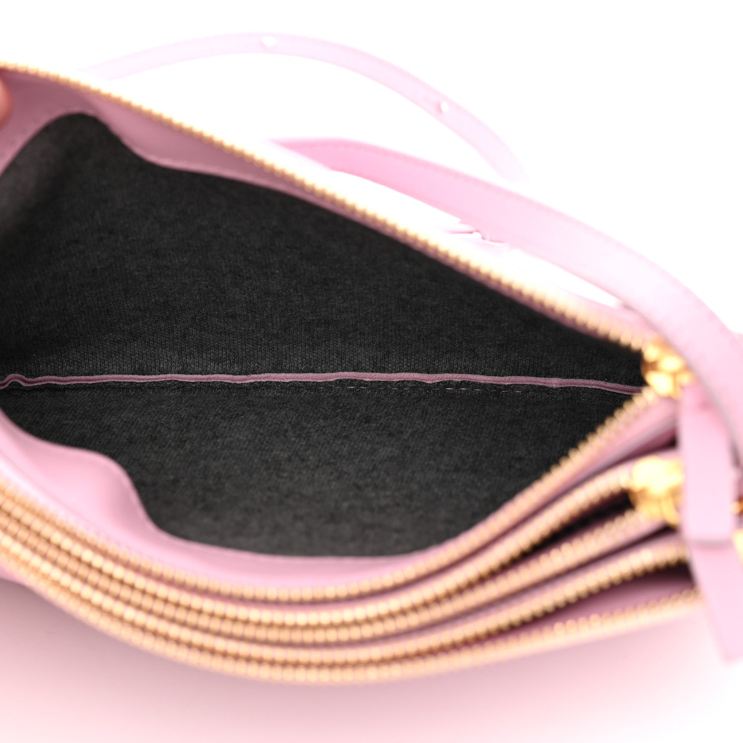 Celine Lambskin Small Trio Crossbody Bag Pink 5 of 13