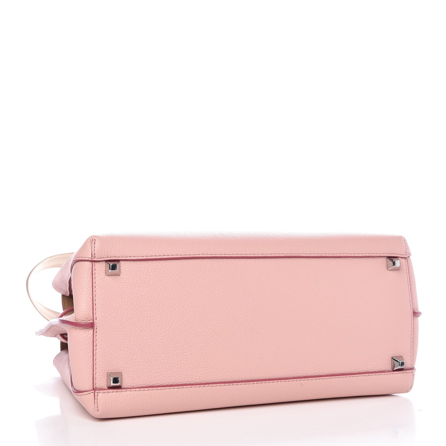 Grained Calfskin Medium Milla Tote Pink Blush