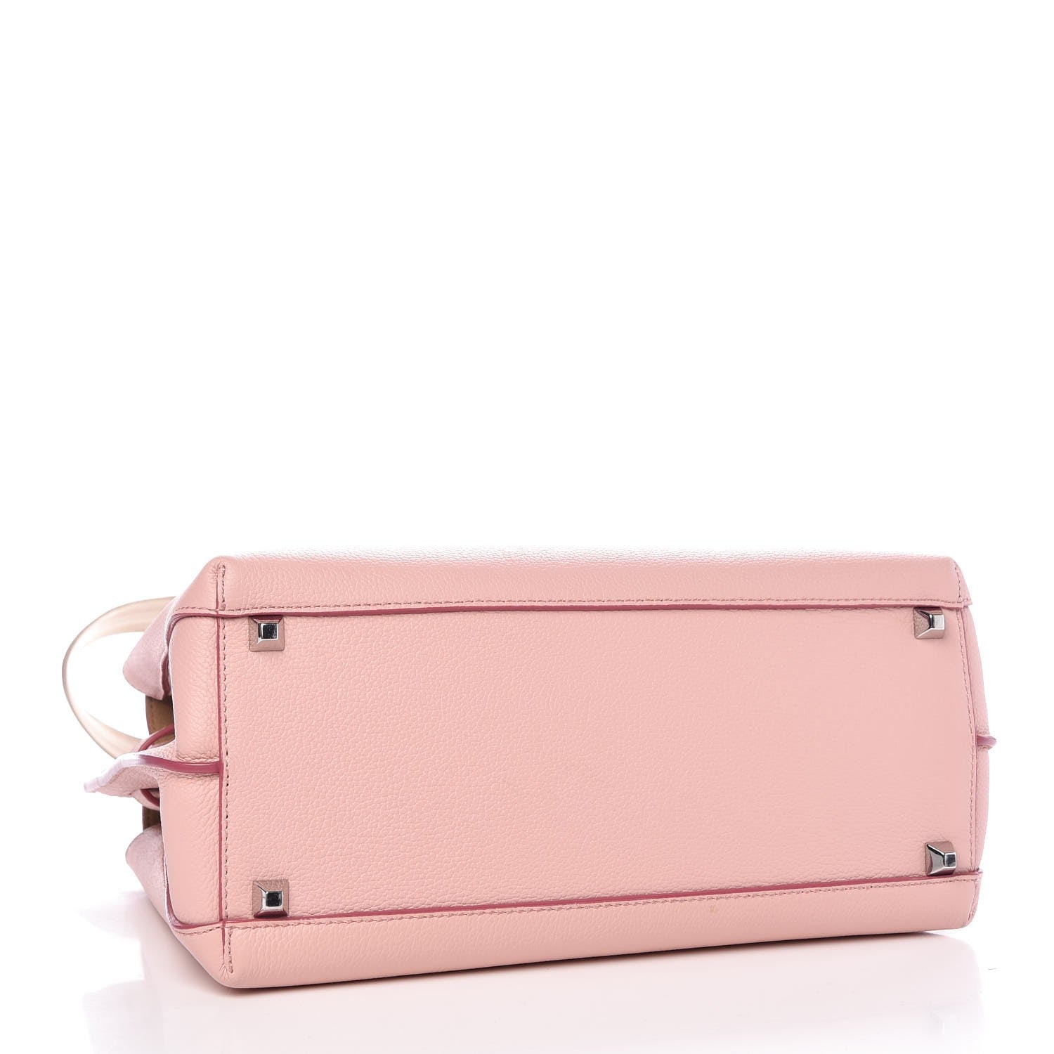 MCM Grained Calfskin Medium Milla Tote Pink Blush 5 of 8
