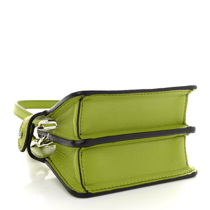 Fendi Shiny Nappa Nano Peekaboo Maxi Handle Satchel Wasabi 4 of 9