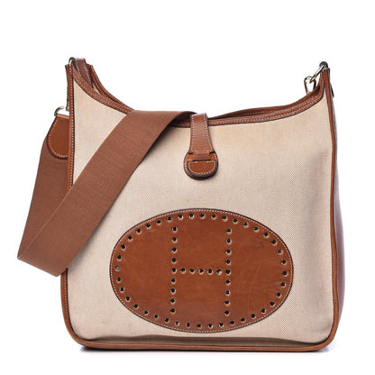 Hermes Toile Natural Barenia Evelyne PM Fauve 1 of 23