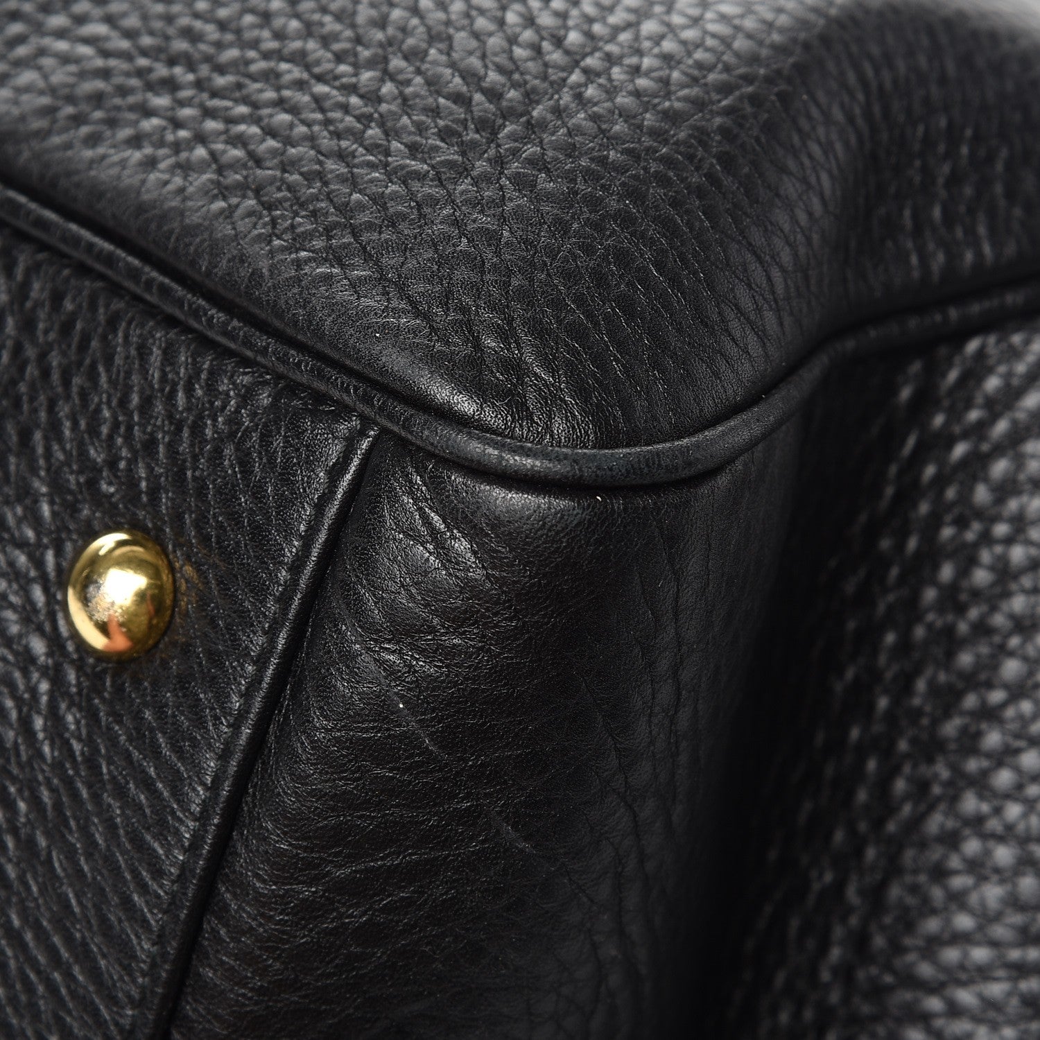 Gucci Pebbled Calfskin Medium 1973 Top Handle Satchel Black 17 of 19