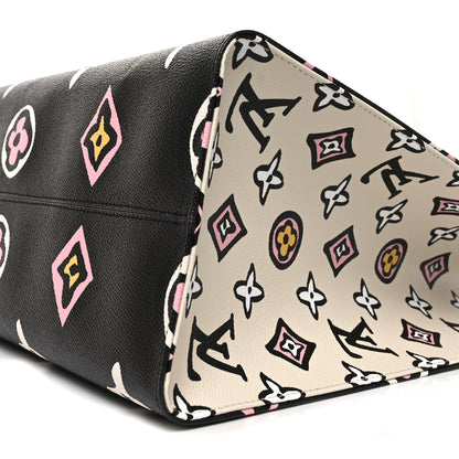 Louis Vuitton Monogram Giant Wild At Heart Onthego GM Black 9 of 9