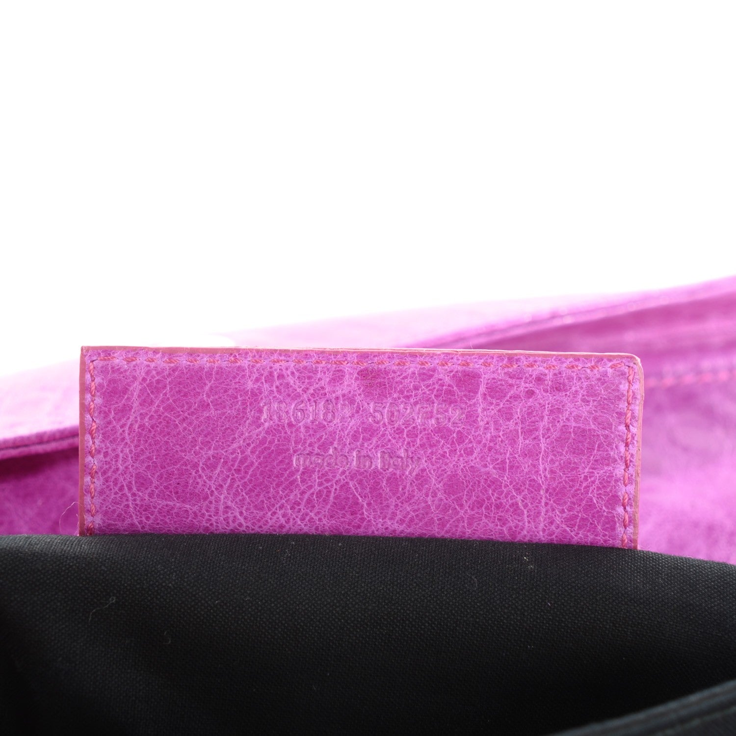 Balenciaga Agneau Giant 21 Gold Hardware Envelope Clutch Magenta 6 of 7