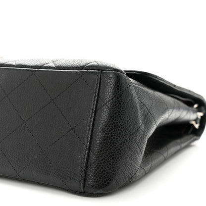 Chanel Caviar Quilted Maxi Double Flap Black 10 of 13