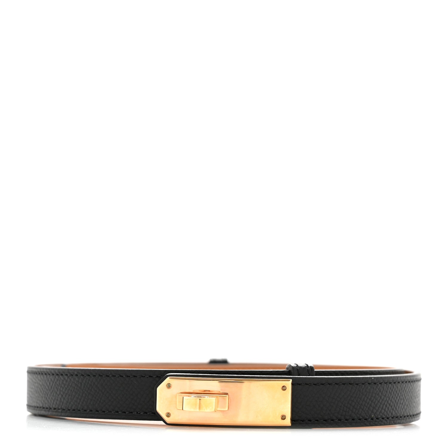 Hermes Epsom Kelly Belt Black 1 of 8