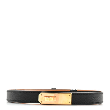 Hermes Epsom Kelly Belt Black 1 of 8