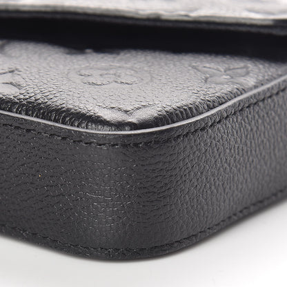 Louis Vuitton Empreinte Pochette Felicie Chain Wallet Black 13 of 13