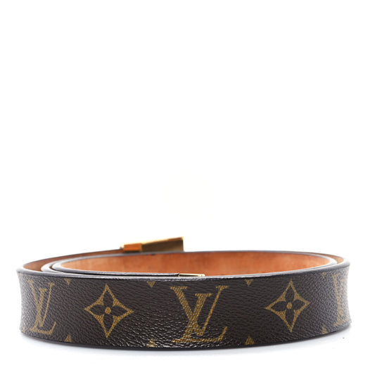 Monogram Ceinture Belt Gold Buckle 95 38