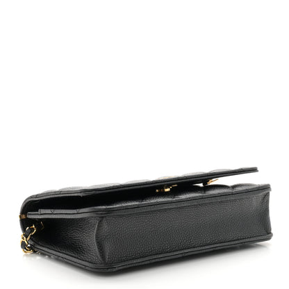 Chanel Caviar Quilted Wallet on Chain WOC Black 4 of 11
