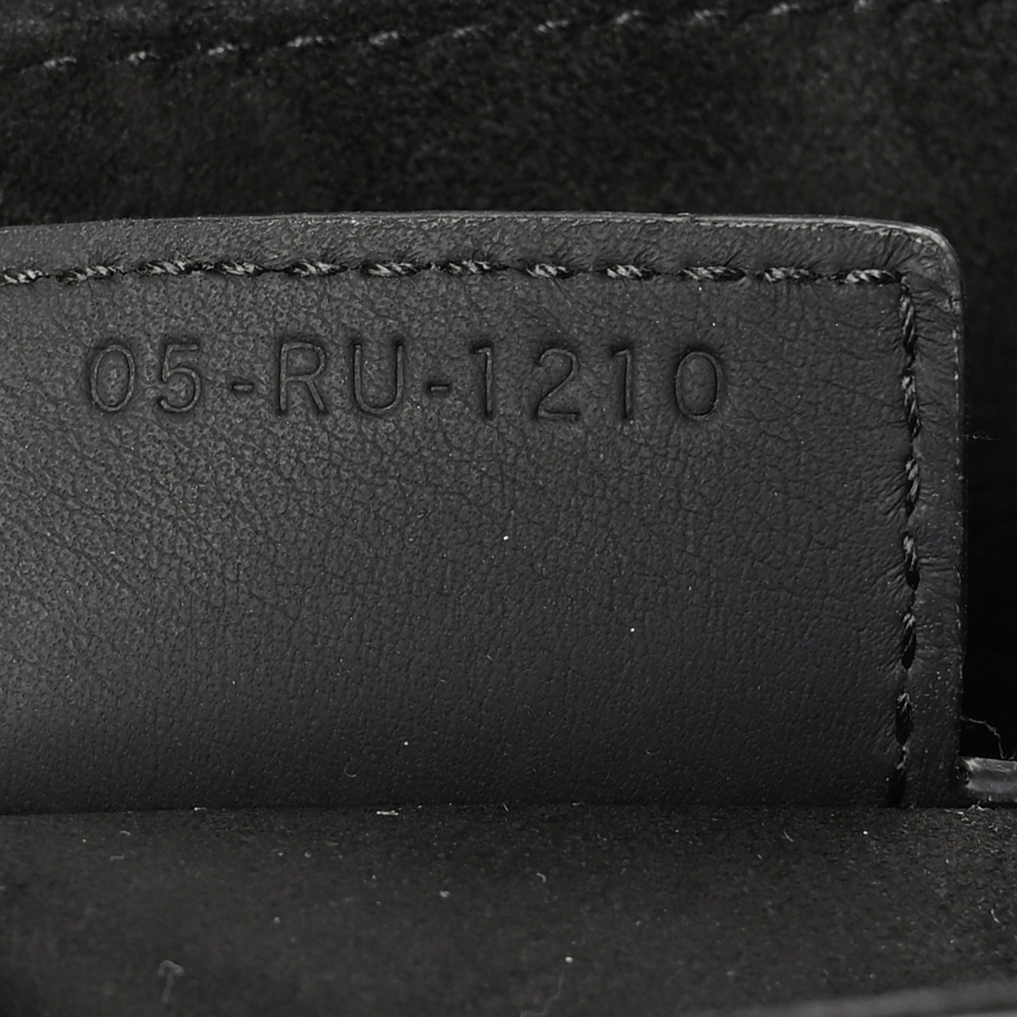 Ultra Matte Calfskin Saddle Bag Black