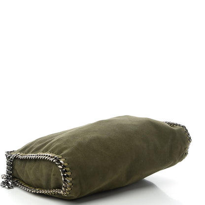 Stella McCartney Shaggy Deer Small Falabella Fold Over Tote Olive 5 of 10