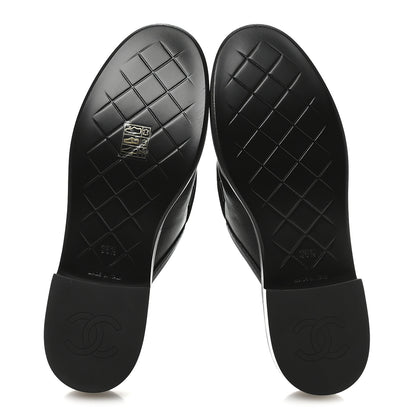 Chanel Lambskin Quilted CC Turnlock Mules 36.5 Black 6 of 9