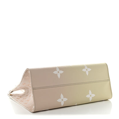 Louis Vuitton Monogram Giant Spring In The City OntheGo MM Sunset Kaki 4 of 9