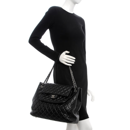 Chanel Caviar Quilted Flap Tote Black 2 of 7
