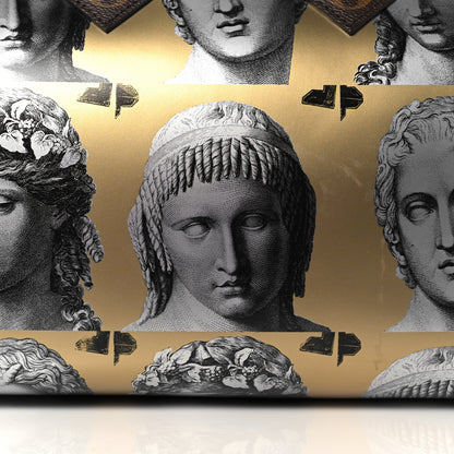 Louis Vuitton X FORNASETTI Calfskin Fornasetti Speedy Bandouliere 25 Gold 7 of 10