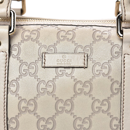 Gucci Guccissima Small Joy Boston Off White 7 of 16