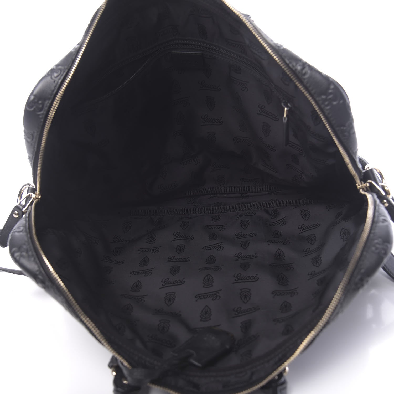 Gucci Guccissima Medium Briefcase Black 5 of 13