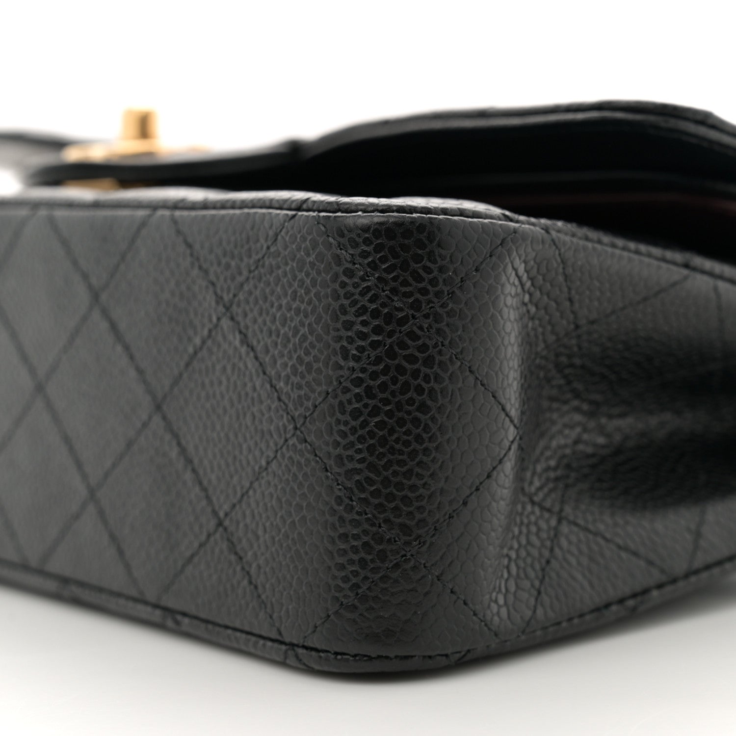 Chanel Caviar Quilted Medium Double Flap Black 10 of 12