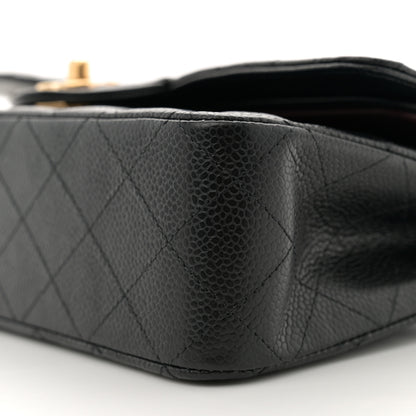 Chanel Caviar Quilted Medium Double Flap Black 10 of 12