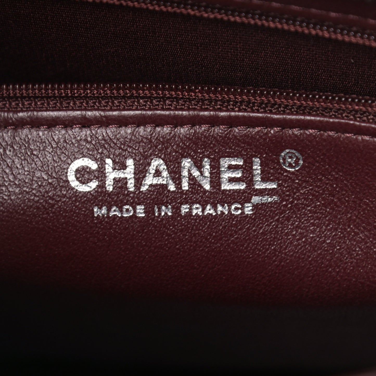 Caviar Quilted Medallion Tote Bordeaux