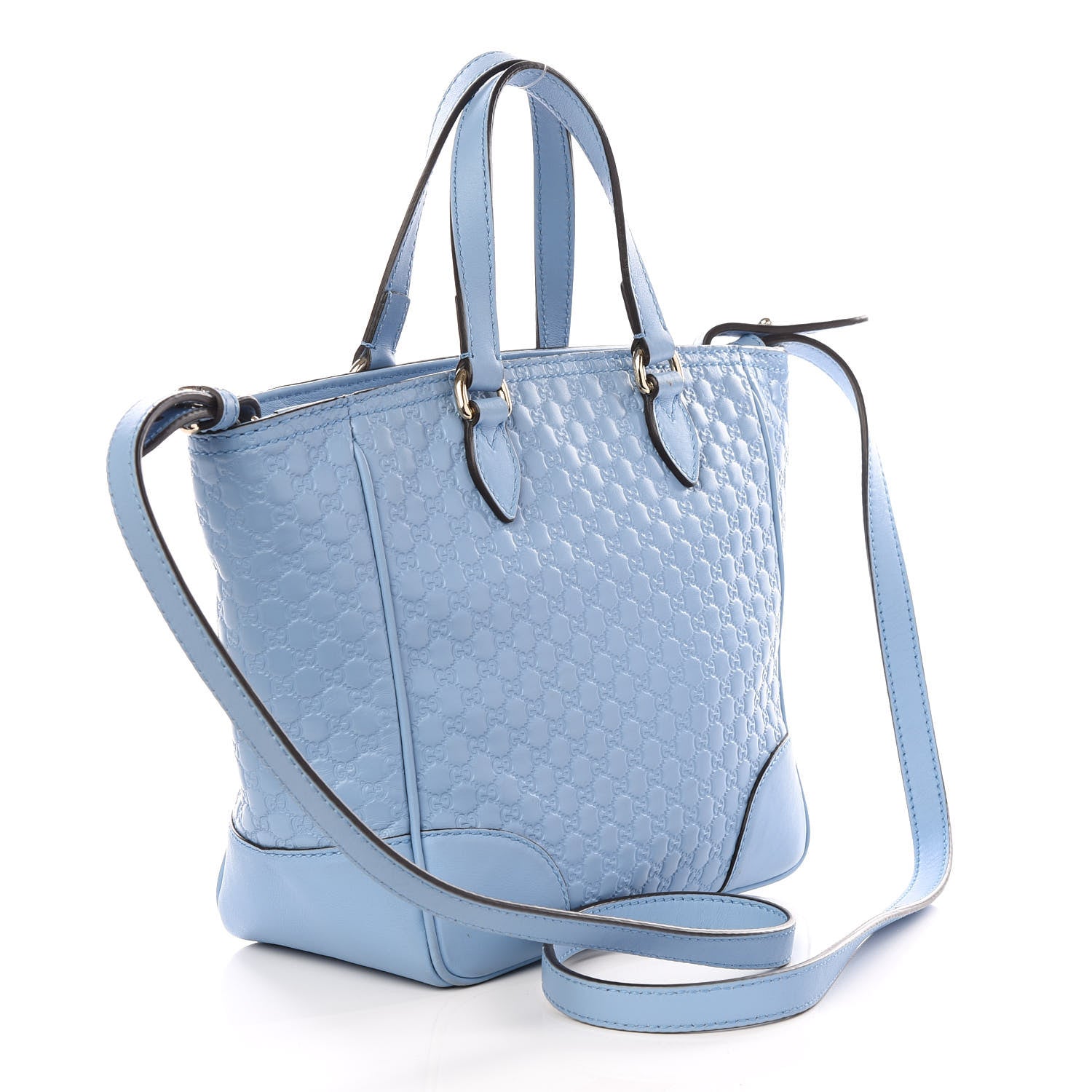 Gucci Microguccissima Small Bree Tote Mineral Blue 2 of 11