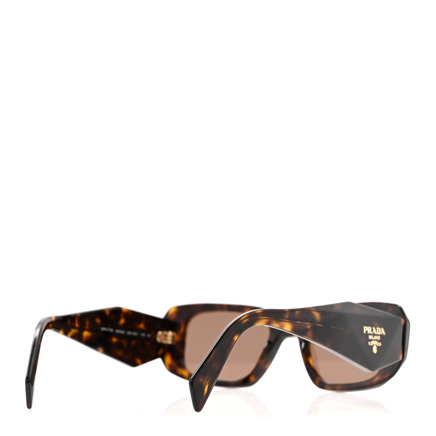 Prada Acetate Symbole Sunglasses SPR 17W Honey Tortoise 4 of 8