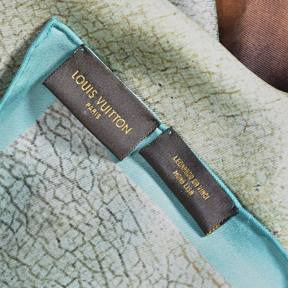 Louis Vuitton Silk Masters Da Vinci Shawl 3 of 4