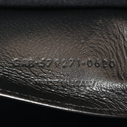 Saint Laurent Smooth Calfskin Suede Crocodile Embossed Manhattan Shoulder Bag Tan 7 of 12