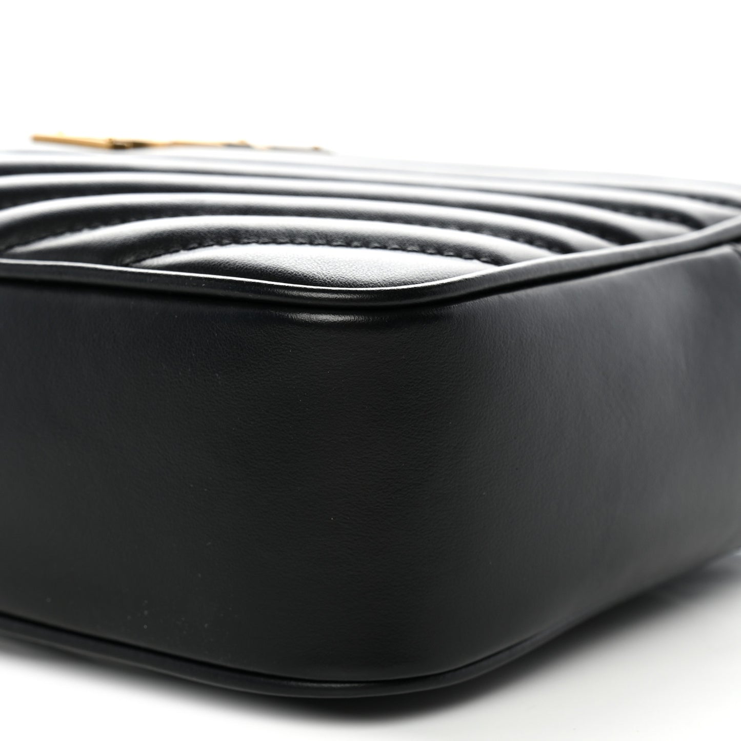 Calfskin Matelasse Monogram Lou Camera Bag Black
