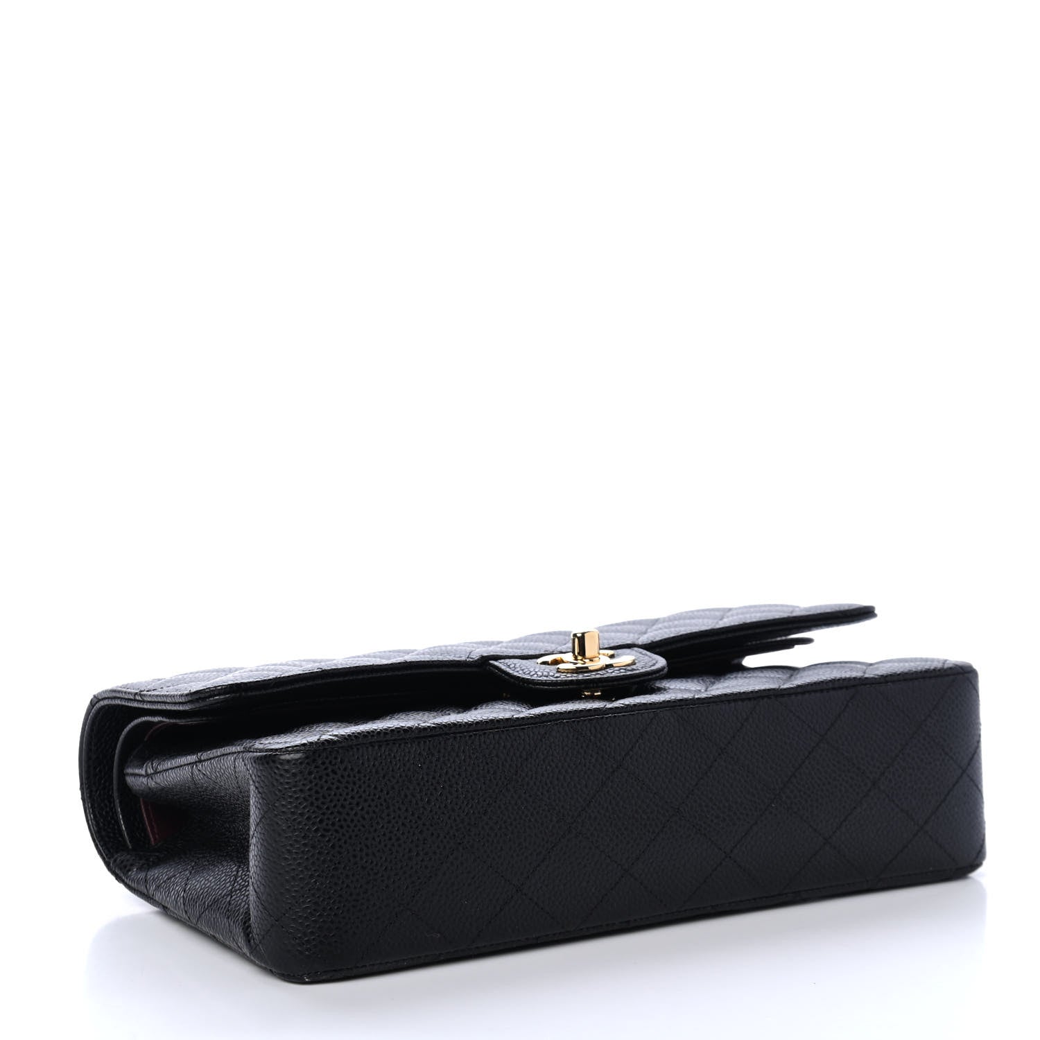 Chanel Caviar Quilted Medium Double Flap Black 3 of 4