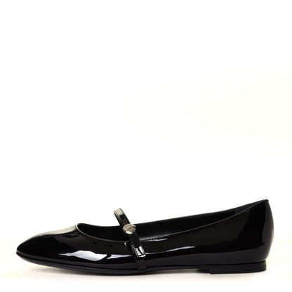 Louis Vuitton Patent Uniformes Ballet Flats 37 Black 1 of 6