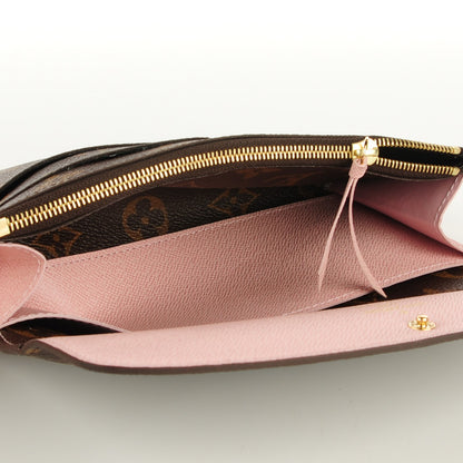 Louis Vuitton Monogram Emilie Wallet Rose Ballerine 5 of 7