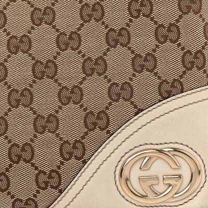Gucci Monogram Medium New Britt Tote Off White 8 of 11