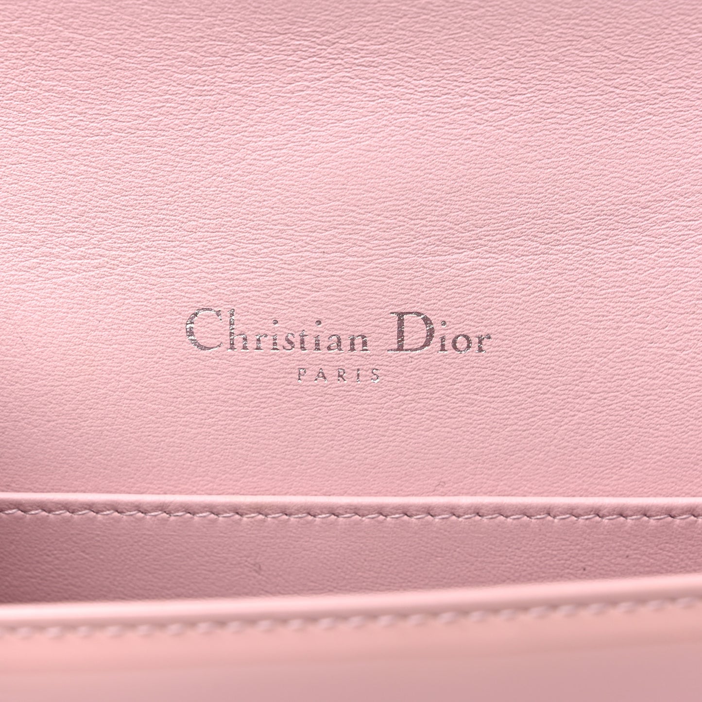 Patent Cannage Lady Dior Convertible Clutch Light Pink
