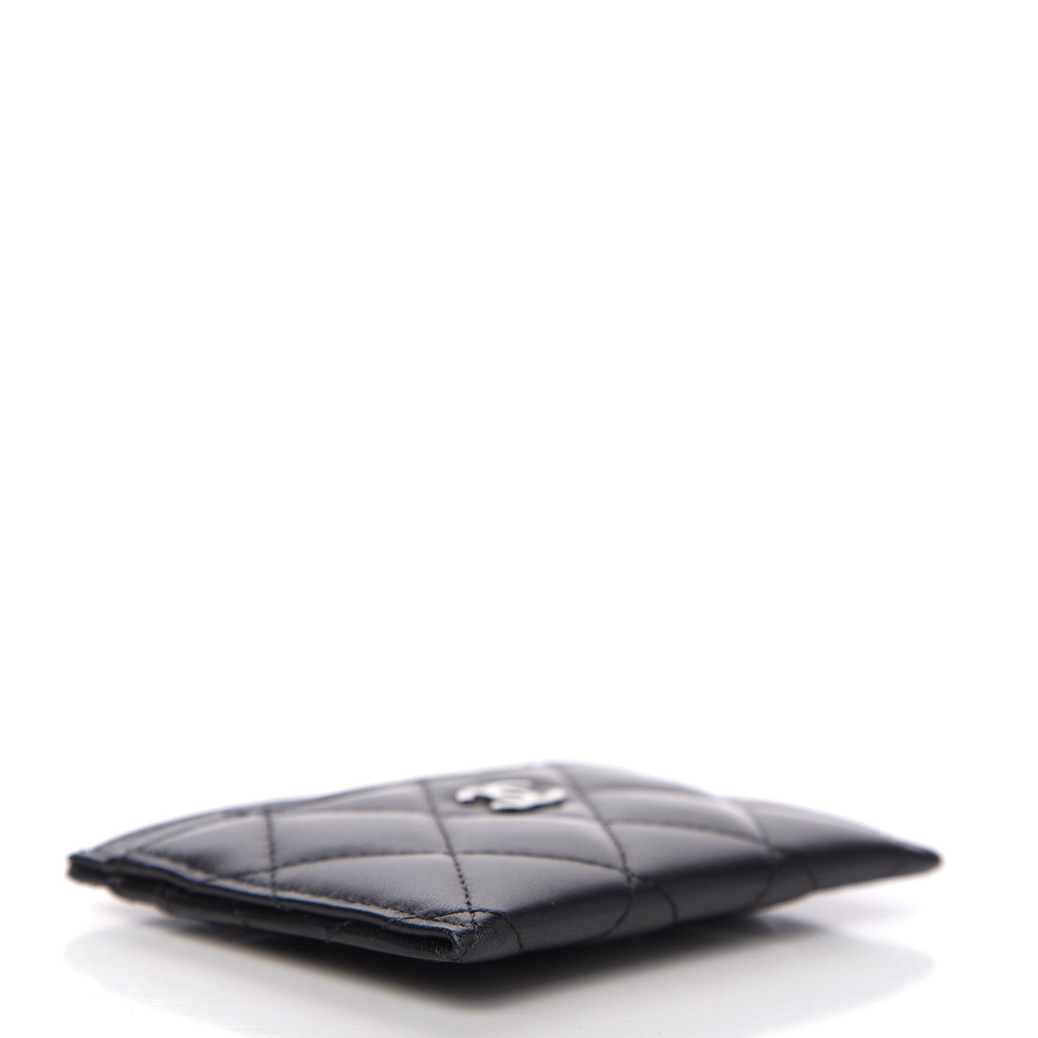 Chanel Lambskin Quilted Card Holder Black 3 of 7