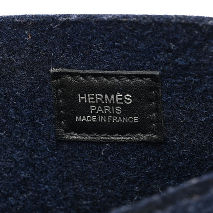 Hermes HERMES Feutre Swift Evelyne TPM Bleu Nuit Black Bleu Nuit Black 6 of 10