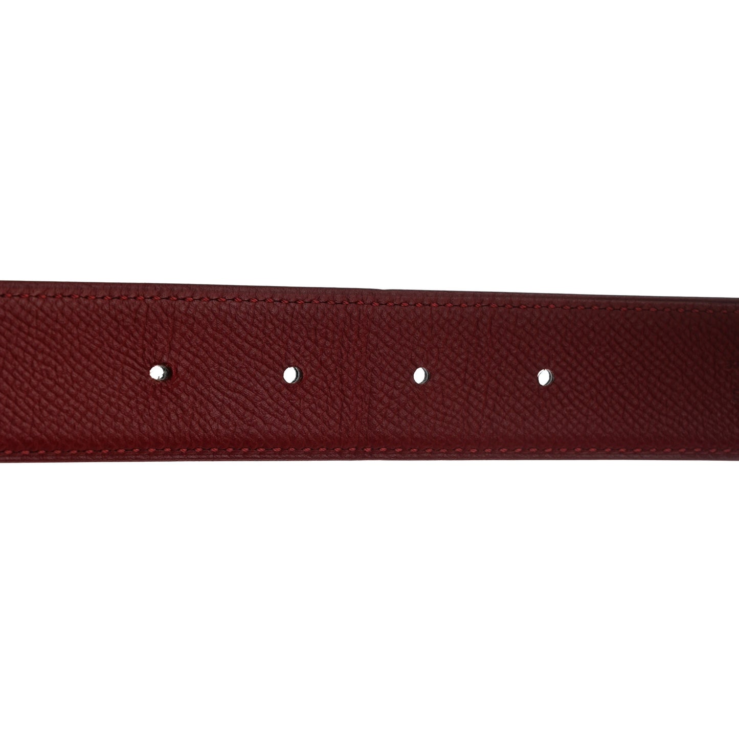 Epsom 24mm Belt 85 Black Rouge Casaque