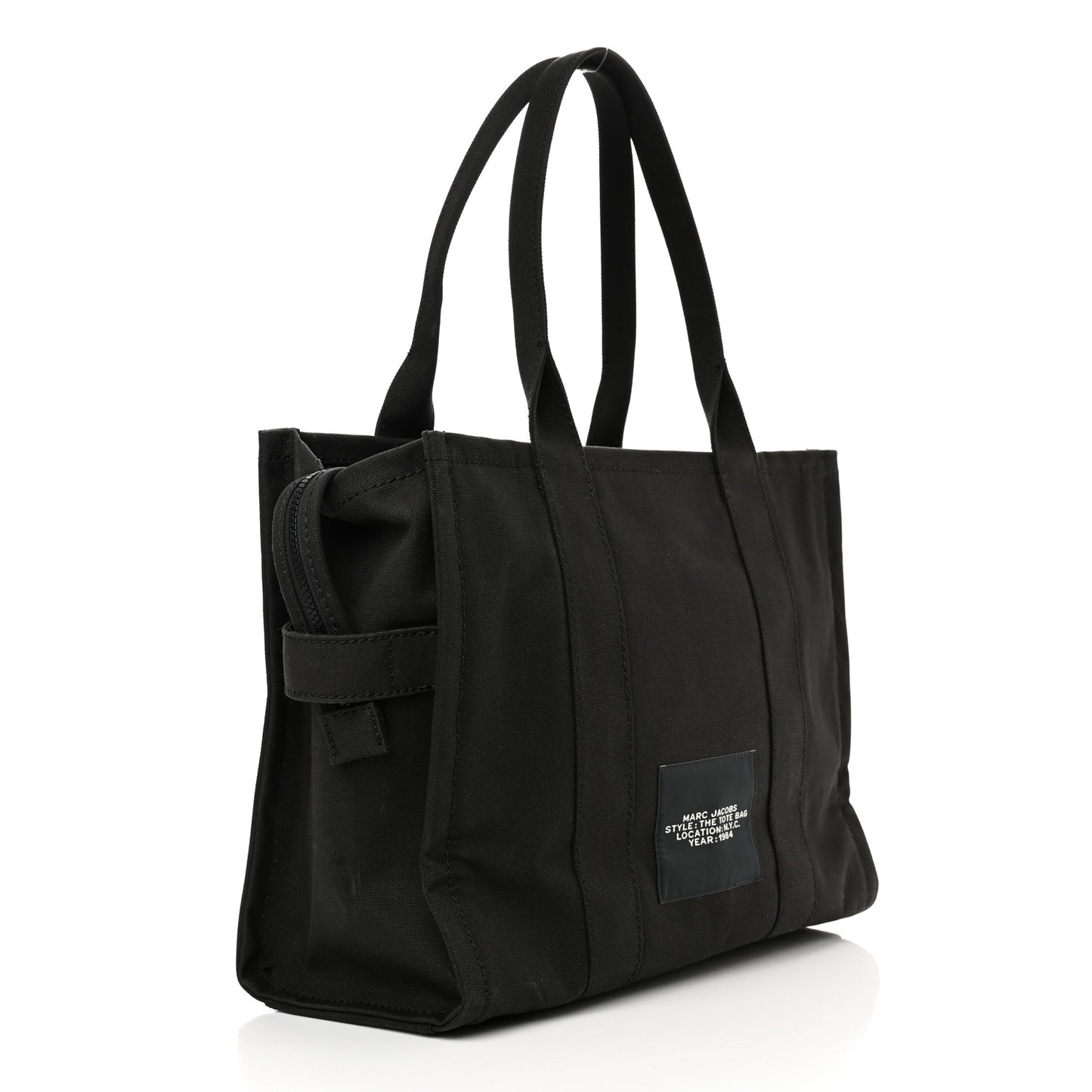 Cotton Canvas Large The Tote Bag Black