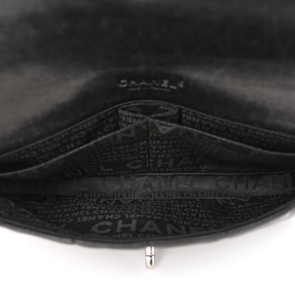 Chanel Lambskin Chocolate Bar Quilted Lambskin 3 Chain Flap Black 5 of 10