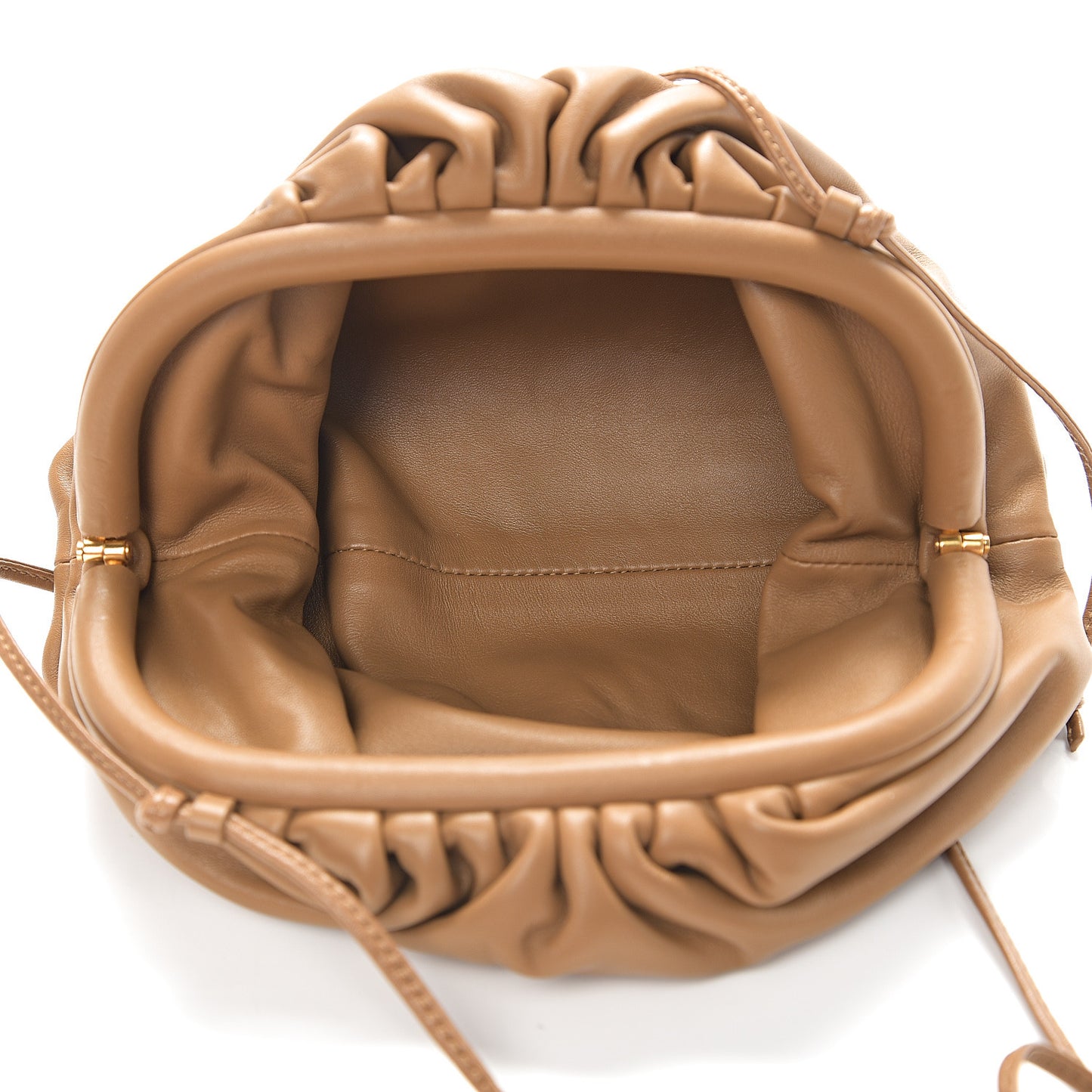 Butter Calfskin The Mini Pouch Cammello