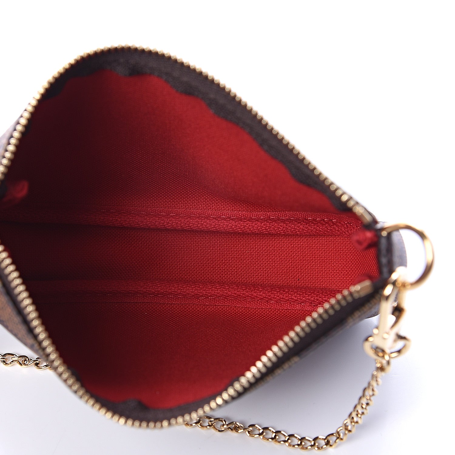 Louis Vuitton Damier Ebene Mini Pochette Accessories 4 of 5