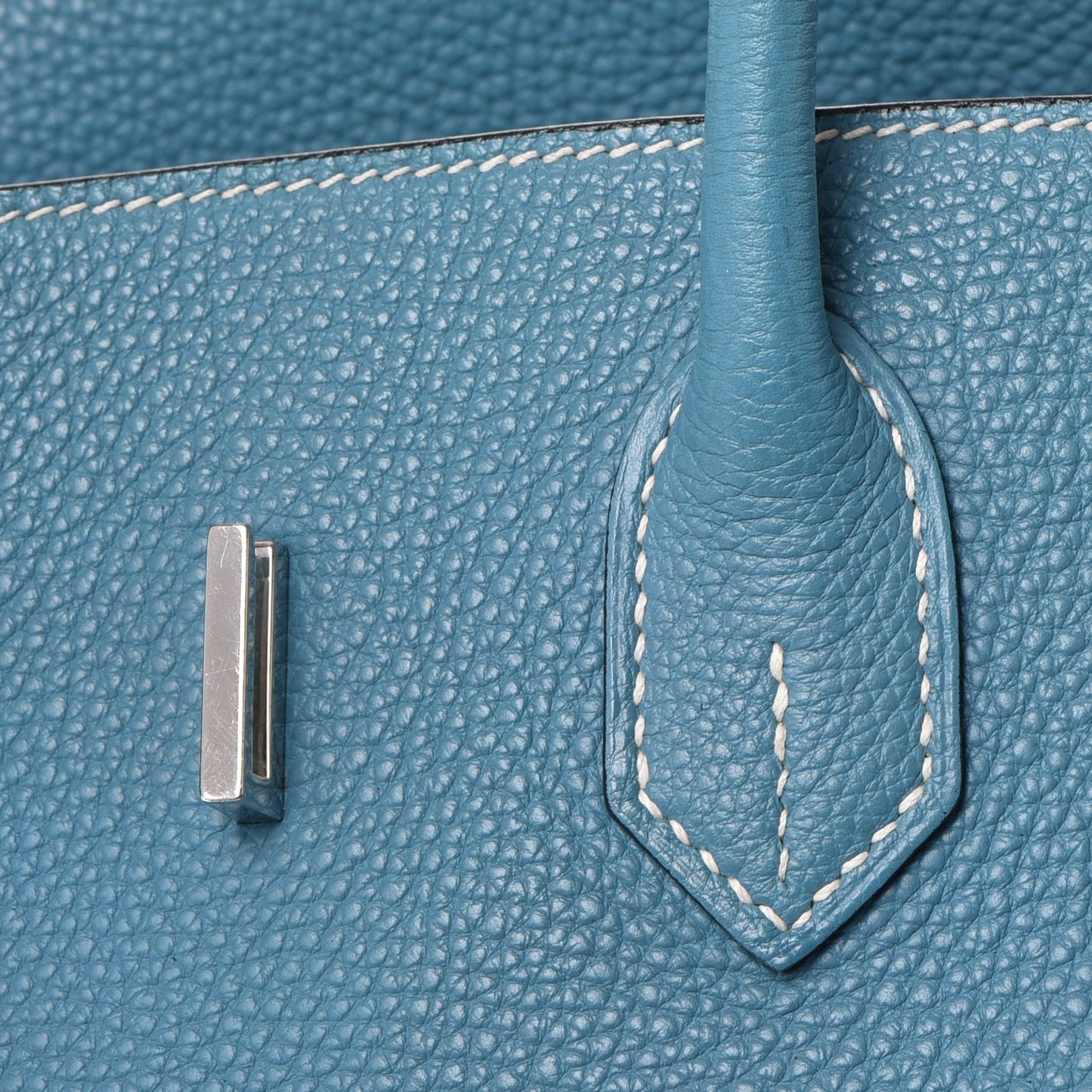 Togo Birkin 35 Blue Jean