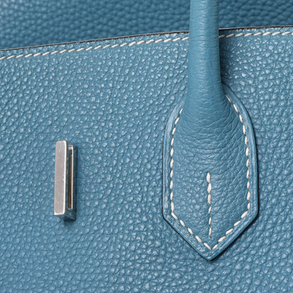 Hermes Togo Birkin 35 Blue Jean 32 of 38