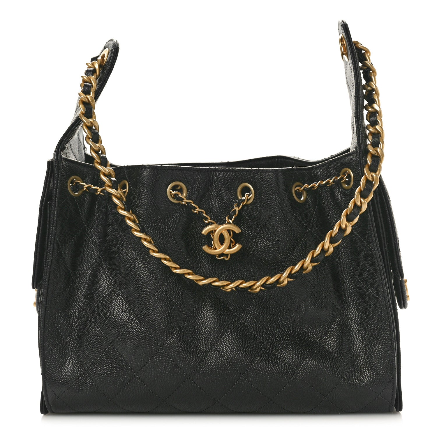 Chanel Caviar Quilted Small Chanel 25 Handbag Black 1 of 11